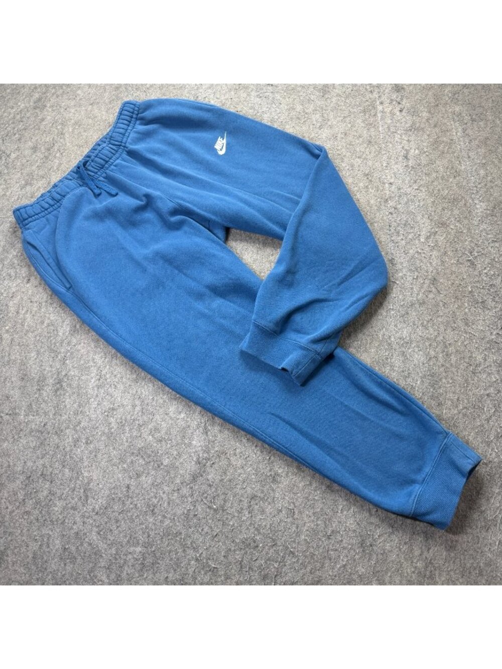 Nike Sportswear Club Fleece Joggers Men L Blue Tapered 27" Sweatpants BV2671-407